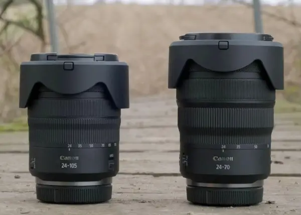 Canon 24-70 f/4 vs Canon 24-105 f/4L IS II USM - porównanie