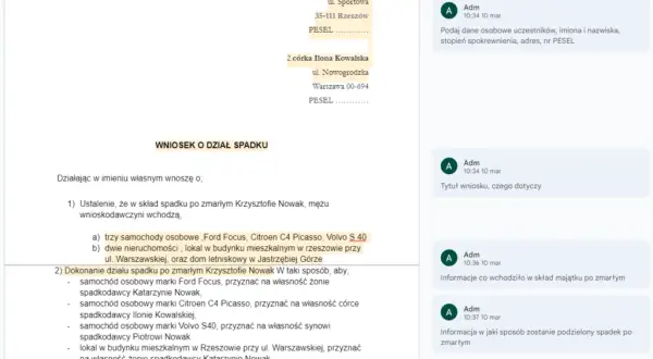 Jak napisać wniosek o dział spadku: Prosty wzór i wskazówki