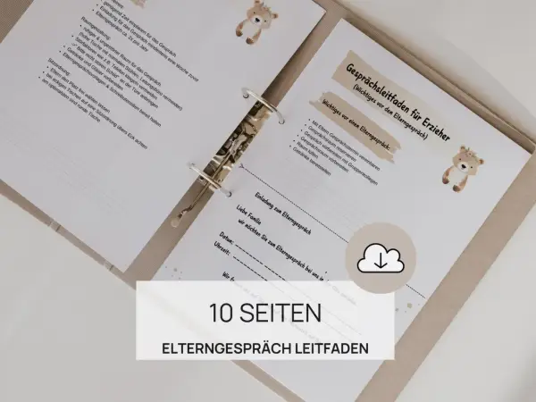 Leitfaden für das Elterngespräch mit Checkliste und Einladungsvorlage.