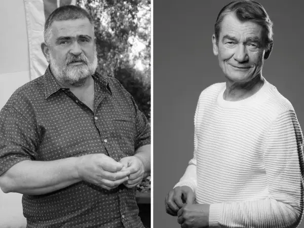 Dwóch kilerów, Cezary Pazura i Jerzy Stuhr, w kultowej obsadzie filmu.