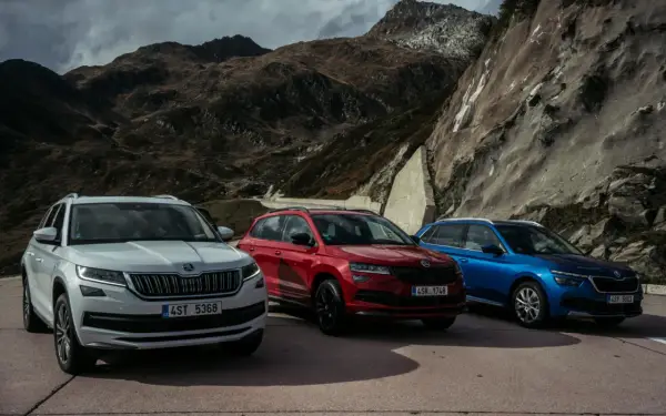 SUV Škody - Który wybrać? Porównanie Kamiq, Karoq, Kodiaq, Elroq
