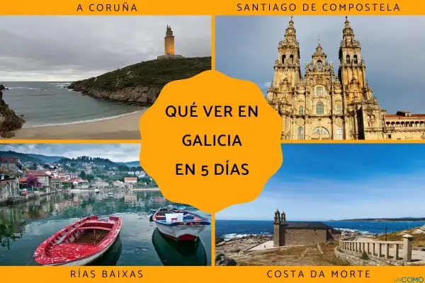 Planifica qué ver en Galicia en 5 días: Torre de Hércules, Catedral de Santiago, Rías Baixas y Costa da Morte.