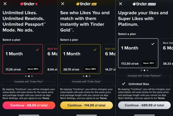 Ile kosztuje Tinder i kiedy premium naprawdę ma sens?