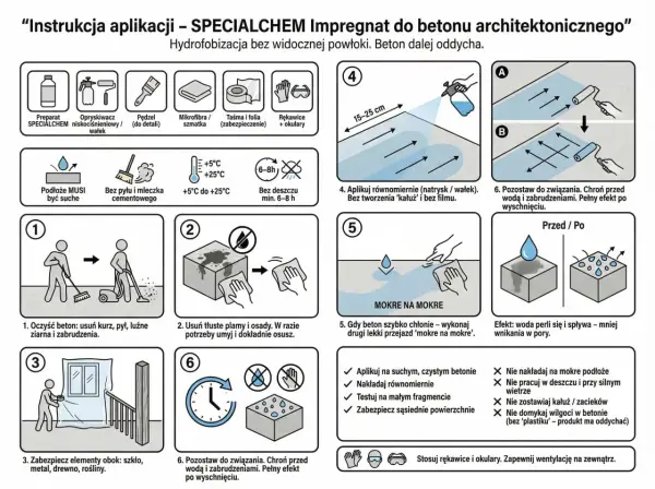 Impregnacja betonu - Jak uniknąć błędów i wybrać środek?