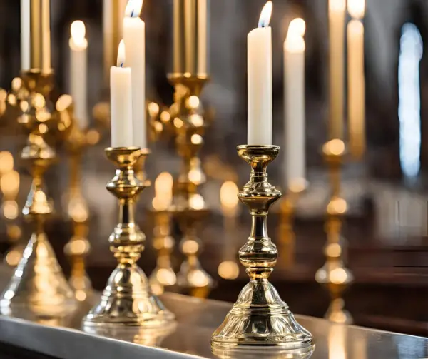 Co symbolizują świece na ołtarzu i ich znaczenie w liturgii