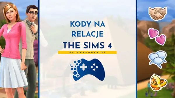 Kody na poprawienie relacji w The Sims 4. Dwie postacie z gry, ikony serc, rozmowy i pierścionek.