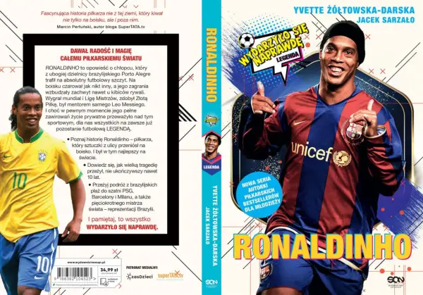 Ronaldinho, numer 10 na koszulce, legenda futbolu. Jego historia od Porto Alegre do światowych stadionów.