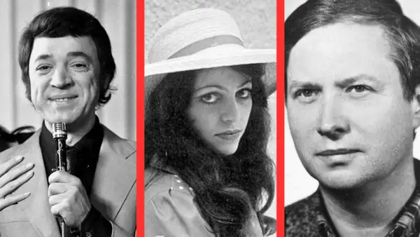 Trzech ikonicznych polskich piosenkarzy lat 70 i 80: Czesław Niemen, Maryla Rodowicz i Marek Grechuta.