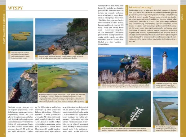 Widok na skalisty przylądek z morzem w tle. Na pierwszym planie kamienie i trawa, w oddali widać wodę i niewielkie wysepki.