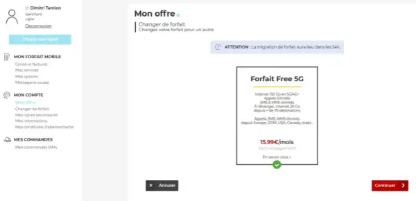 Comment faire pour changer de forfait chez Free Mobile facilement et rapidement
