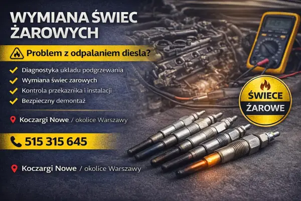 Diesel nie odpala? Wymiana świec żarowych - objawy i koszty