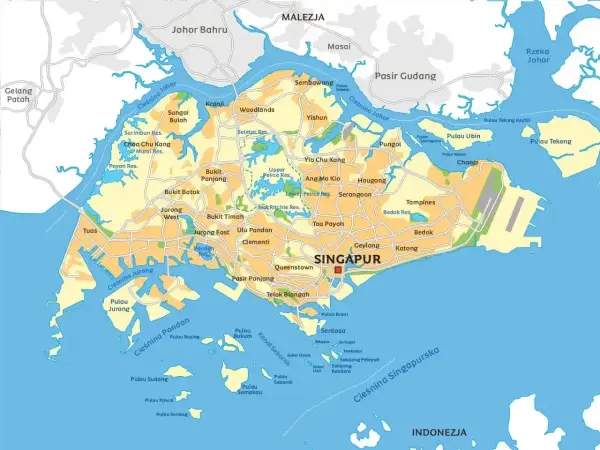 Gdzie leży Singapur? Położenie, mapa i ciekawostki!