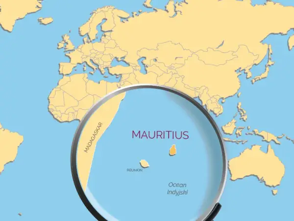 Dokładne położenie Mauritiusa na mapie świata - poznaj lokalizację raju