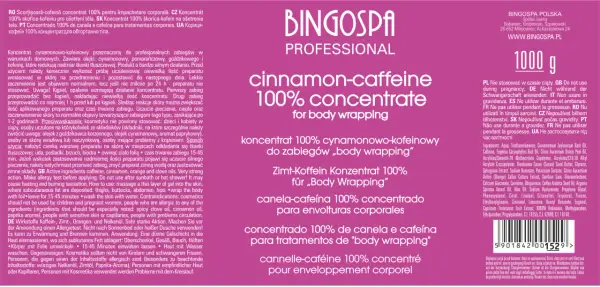 Koncentrat cynamonowo-kofeinowy BingoSpa do body wrappingu. Opinie wskazują na silne działanie.