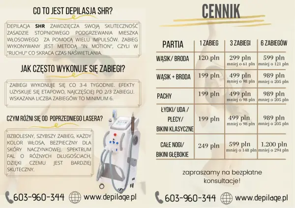 Depilacja SHR co to? Poznaj skuteczną metodę usuwania włosów