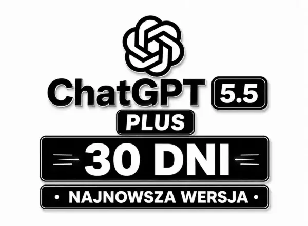 ChatGPT Premium 5.5 Plus: 30 dni najnowszej wersji.
