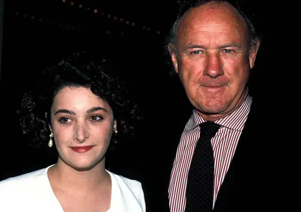 Gene Hackman z córką. Dumny ojciec i jego pociecha na wydarzeniu.