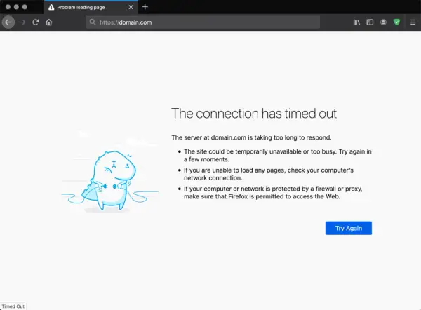 ERR_CONNECTION_TIMED_OUT - Czy to Twój internet, czy serwer?