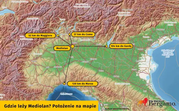Gdzie leży Mediolan? Położenie, które zaskakuje!