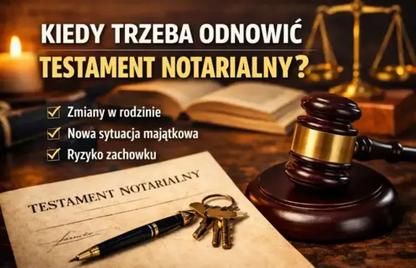 Testament notarialny - spokój dla rodziny? Sprawdź, jak go spisać!