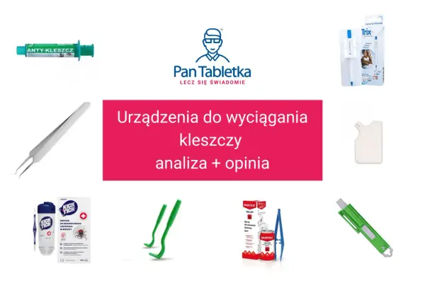 Zestaw narzędzi i preparatów, które pomogą Ci szybko i bezpiecznie jak wyjac kleszcza.