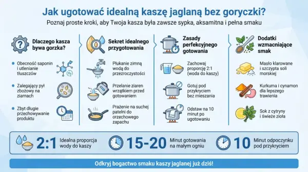 Jak ugotować idealną kaszę jaglaną bez goryczki? Poznaj proste kroki, aby Twoja kasza była zawsze sypka, aksamitna i pełna smaku. Odkryj bogactwo smaku kaszy jaglanej już dziś!
