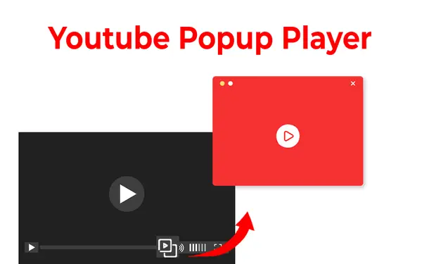 Jak wyłączyć vr tube? Ilustracja pokazuje okno YouTube z wyskakującym odtwarzaczem.