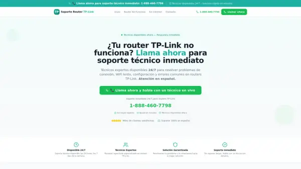 ¿Tu router TP-Link no se conecta a internet? Llama ahora para soporte técnico inmediato. Expertos disponibles 24/7.