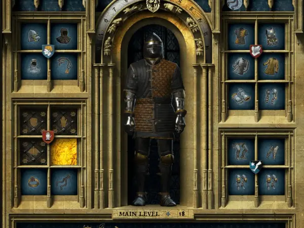 Rycerz w zbroi, gotowy na przygodę w Kingdom Come Deliverance. Ta najlepsza zbroja zapewnia ochronę i styl.