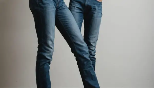 Dwie osoby w jeansach. Dowiedz się, jak rozciągnąć jeansy, by były idealnie dopasowane.