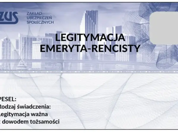 Nowa legitymacja emeryta rencisty ZUS. Dokument potwierdza uprawnienia do świadczeń.