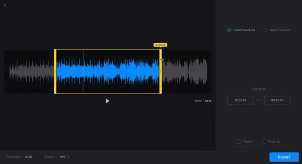 Przycinacz muzyki: Jak szybko edytować utwory audio online