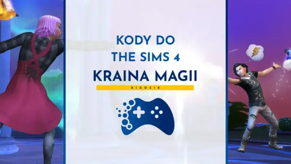 Kody do Sims 4: Kraina Magii. Postacie z gry, jedna z fioletowymi włosami, druga z magicznym błyskawicą nad głową.