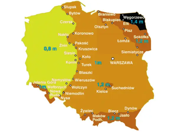 Jak głęboko fundamenty - Strefy przemarzania i błędy