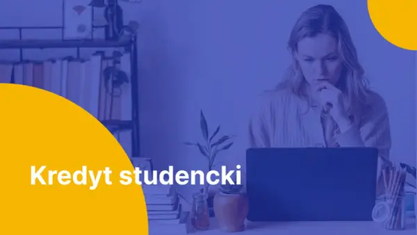 Młoda kobieta pochylona nad laptopem, myśląca o przyszłości i możliwościach, jakie daje kredyt studencki.