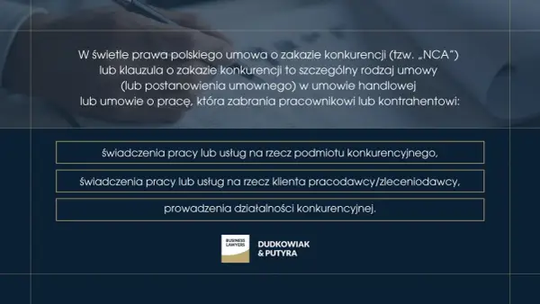 Zakaz konkurencji w trakcie zatrudnienia - kiedy umowa jest ważna?