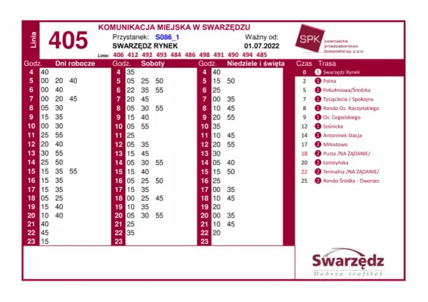 Rozkład jazdy 194 - Sprawdź godziny kursowania i uniknij czekania