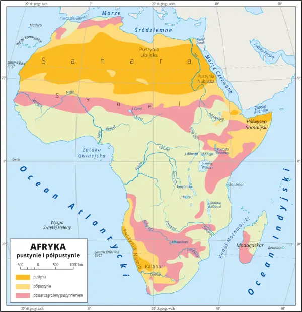Największe pustynie w Afryce: Sahara, Kalahari, Namib i ich tajemnice