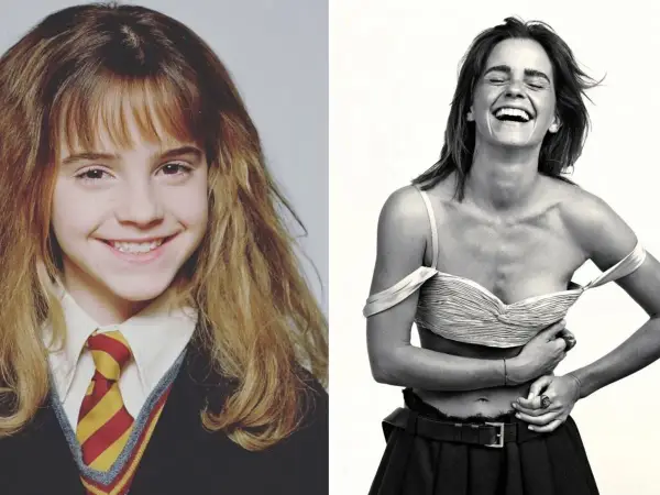 Emma Watson jako dziecko i dorosła kobieta. Widać, ile lat ma Emma Watson, od Hermiony do ikony stylu.