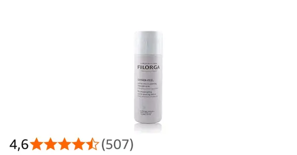Flacone di Oxygen-Peel Filorga, lozione micro-peeling per un uso quotidiano che rinnova la pelle.