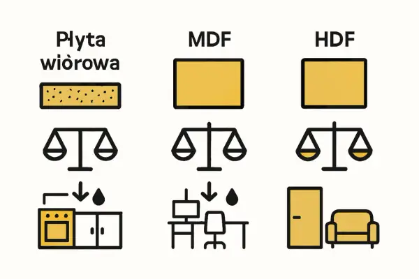 Płyta laminowana czy MDF - Co wybrać do mebli? Porównanie