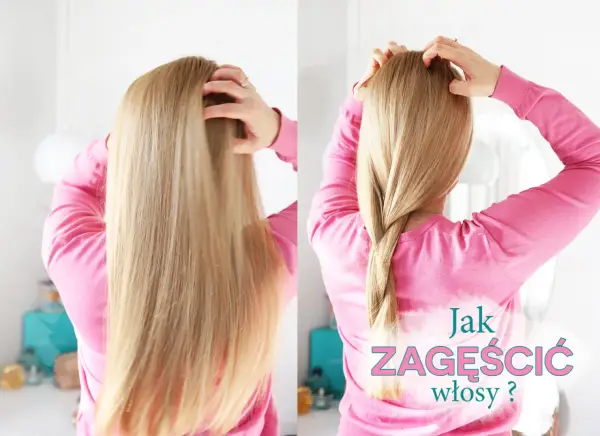 Dwie wersje fryzury: rozpuszczone blond włosy i warkocz. Poradnik: jak zagęścić włosy.