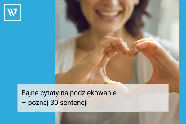 Uśmiechnięta kobieta tworzy dłońmi serce.