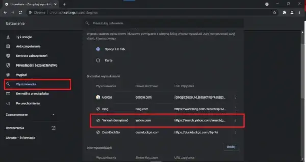 Jak usunąć Yahoo z przeglądarki Chrome i przywrócić domyślne ustawienia