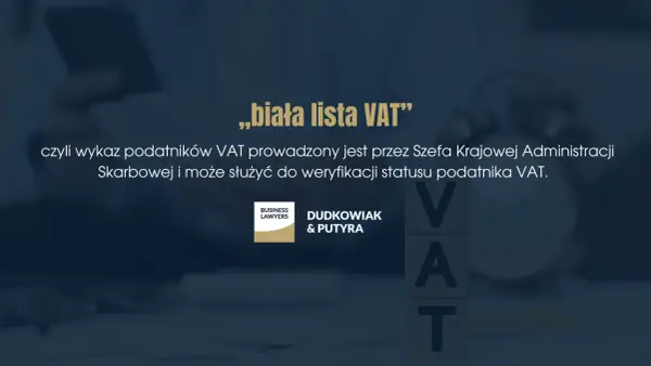 Weryfikacja firmy po NIPie dzięki białej liście VAT. Wykaz podatników prowadzony przez Szefa KAS.