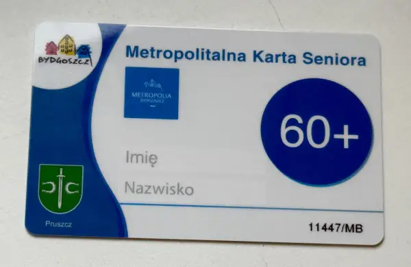 Metropolitalna Karta Seniora Bydgoszcz. Dowiedz się, jak wyrobić kartę dla seniora 60+ i korzystać z jej przywilejów.
