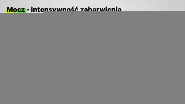 Trzy pojemniki z moczem: zbyt jasny, prawidłowy i zbyt ciemny. Intensywność zabarwienia moczu informuje o nawodnieniu.