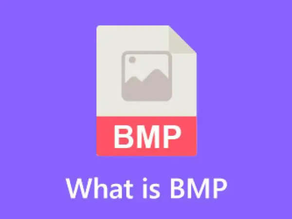 Ikona pliku graficznego w formacie BMP. Pod spodem napis "What is BMP".