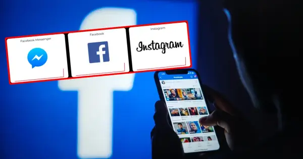 Awaria Messengera dzisiaj? Na ekranie telefonu widać aplikacje Facebook, Instagram i Messenger.