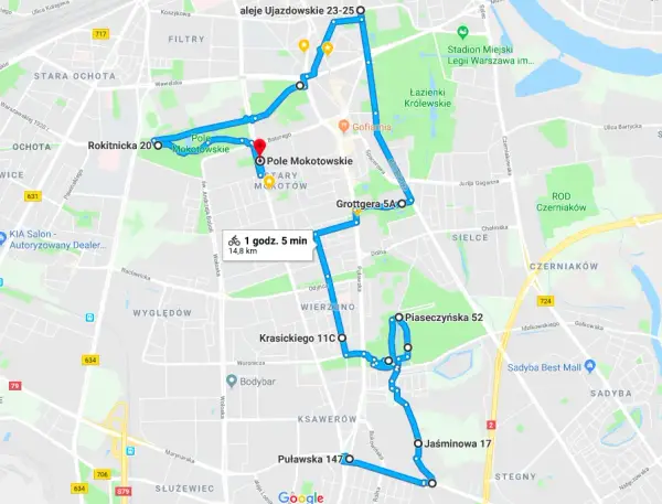 Fajne trasy rowerowe w Warszawie, które musisz przejechać tej wiosny
